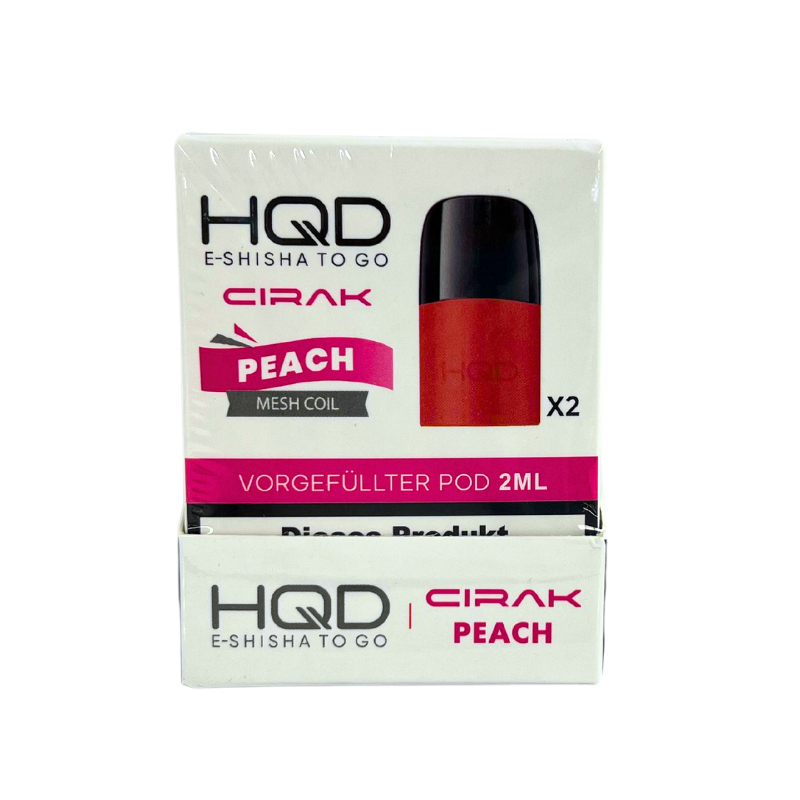 HQD CIRAK Pods 18mg (2.Stk.) Peach