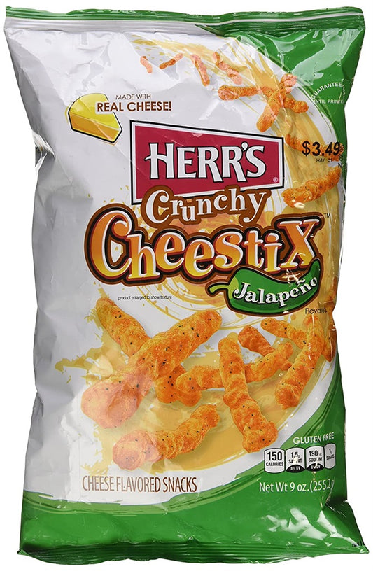 Herrs Crunchy Jalapeno stix 8x 227g