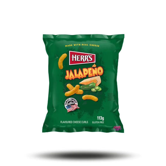 Herrs Jalapeño Flavored Baked Cheese Curls EU 12x 113g