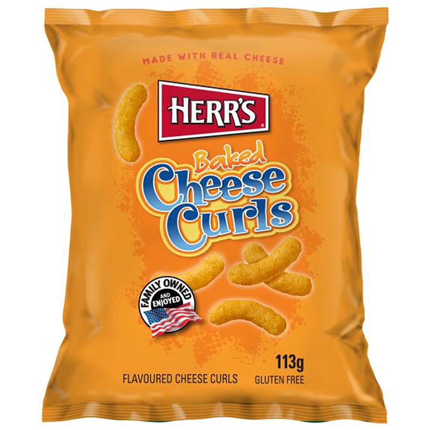 Herrs Original Cheese Curls EU 12x 113g