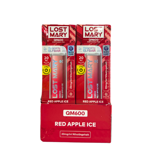 ELFBAR Lost Mary QM600 - Red Apple Ice