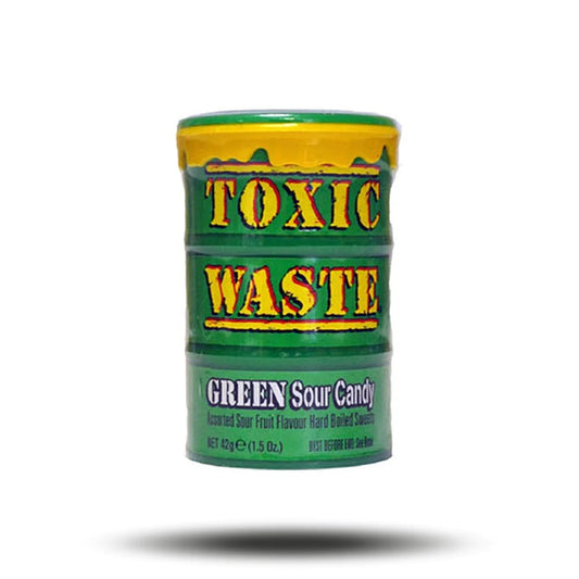 Toxic Waste Green Sour Candy Drum 12x 42g