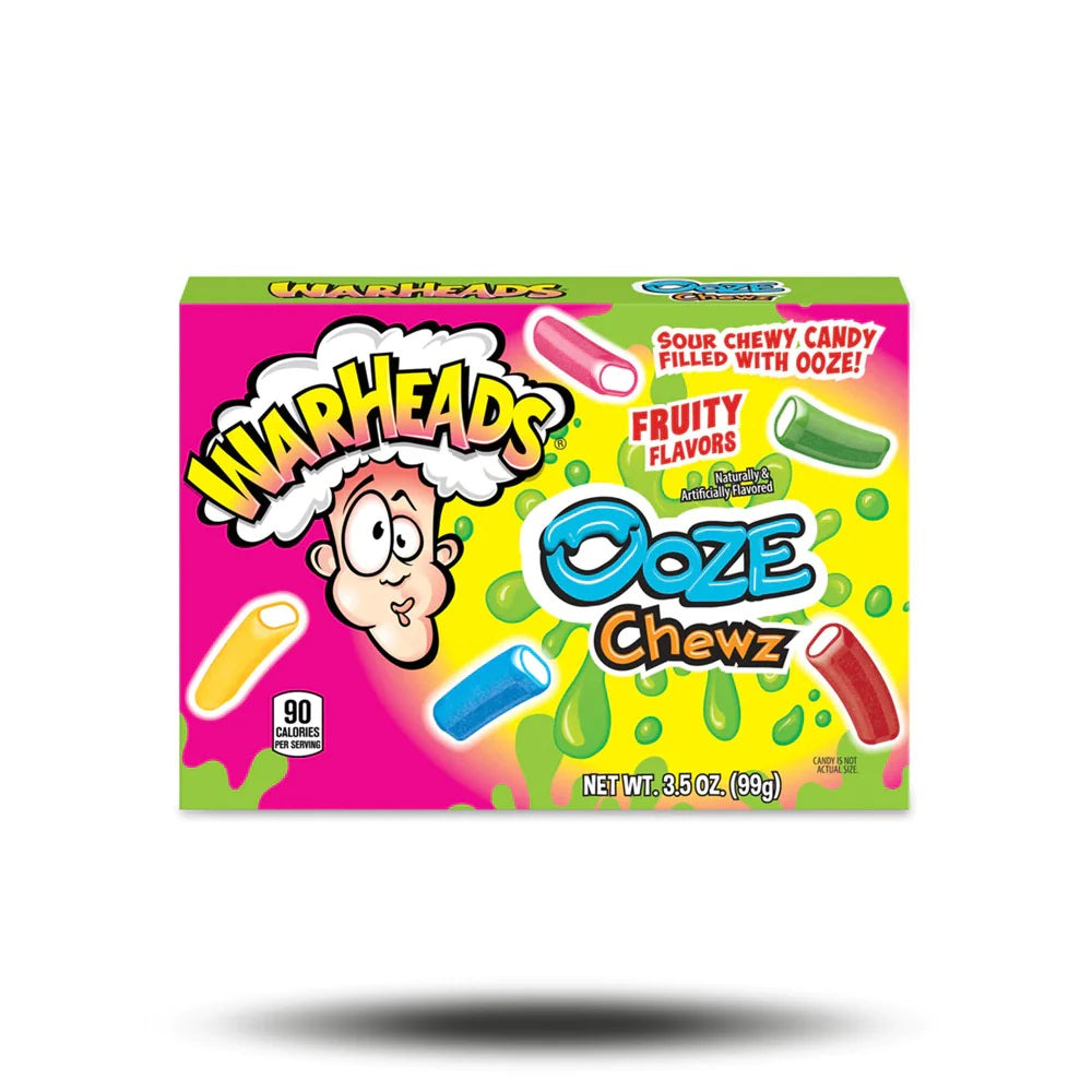 Warheads Ooze Chewz Box 12x 99g