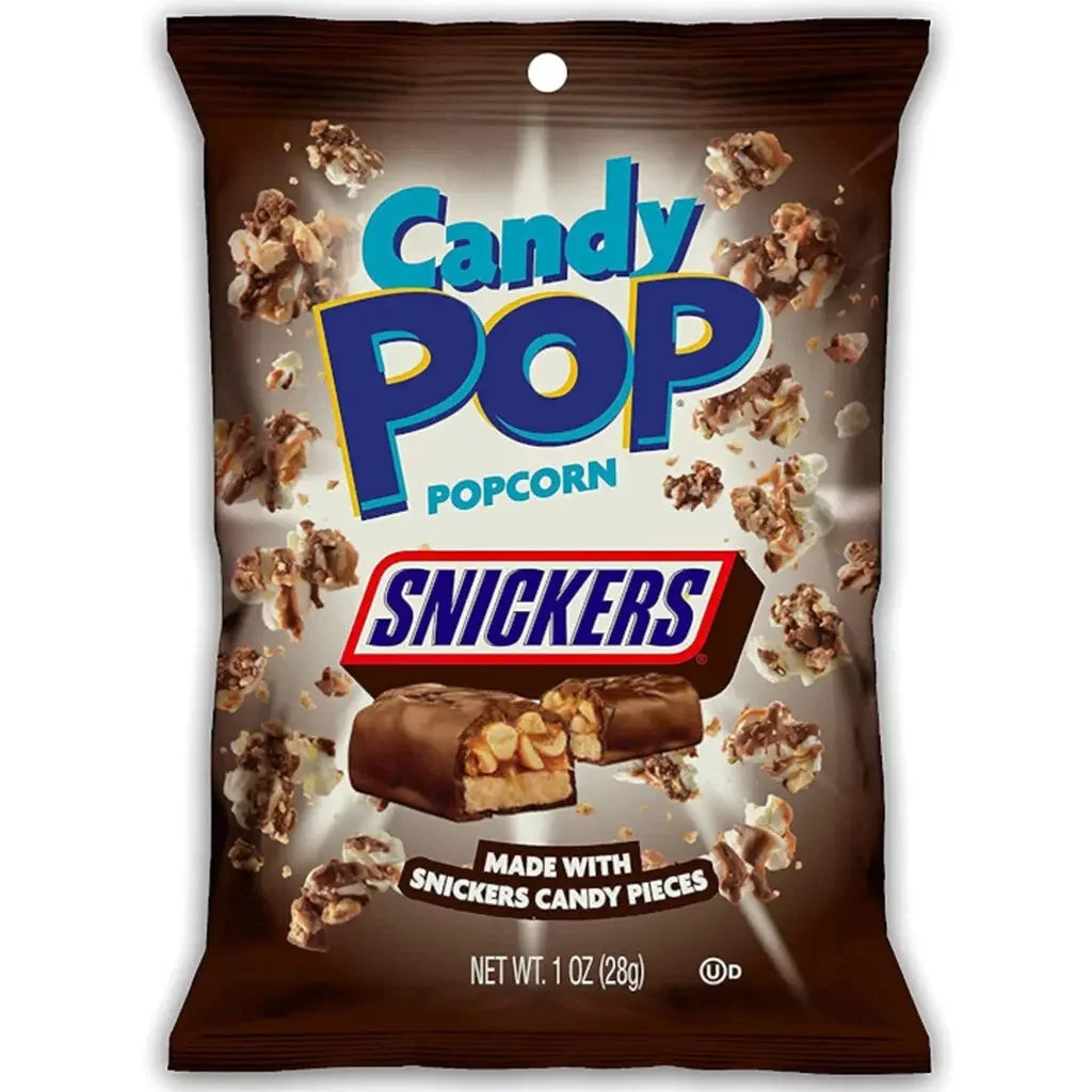 Candy Pop Popcorn Snickers 28g  x64