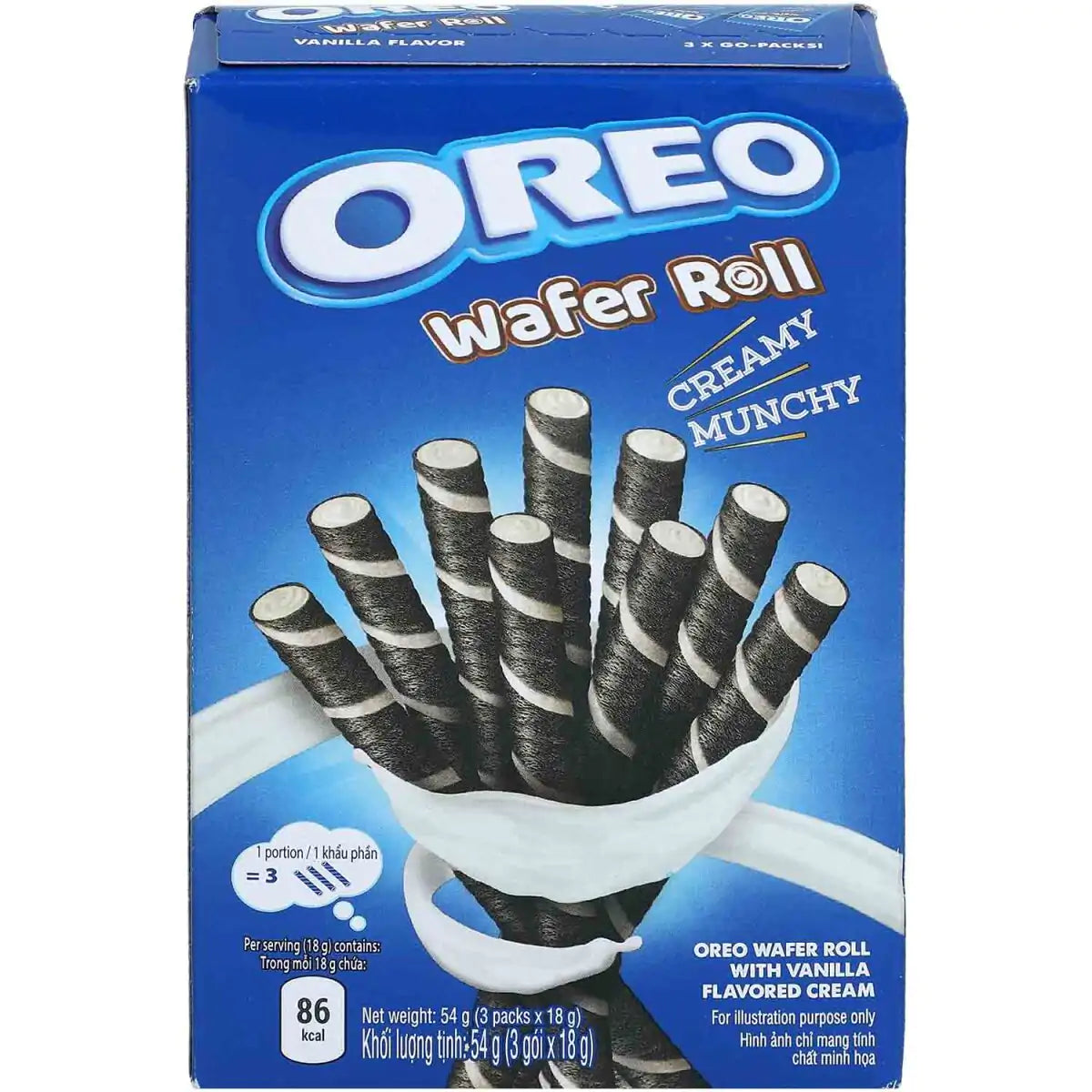 Oreo Wafer Roll Vanilla 20x 54g