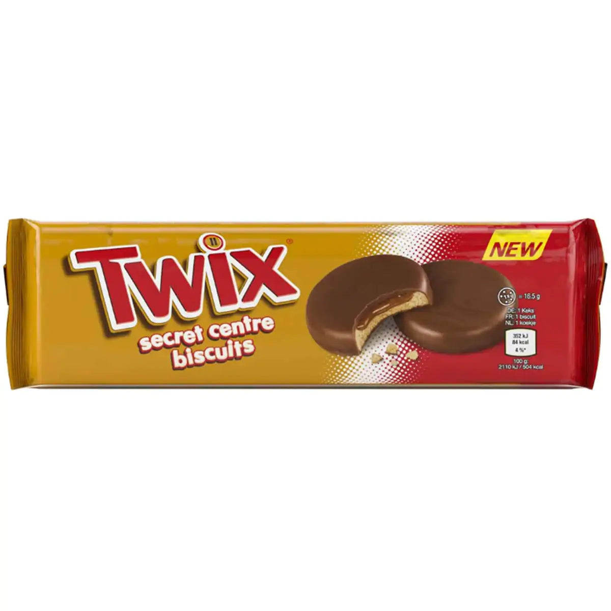 Twix Secret Centre Biscuits 12x 132g