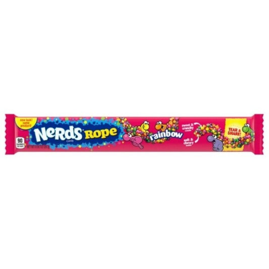 Nerds Rope Rainbow 26g- 24er Pack